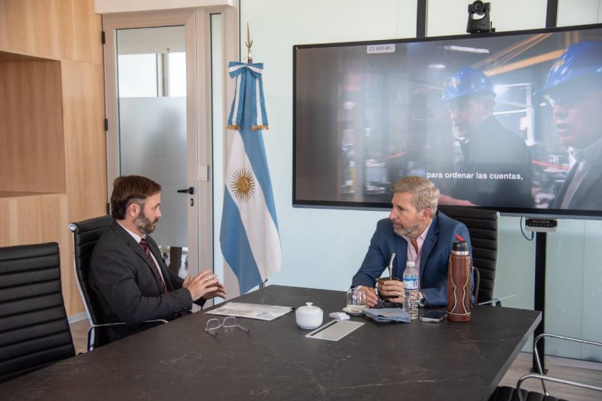 Frigerio se reunió con Azcué y ratificó el acompañamiento al ordenamiento del Estado en Concordia - El Portal de Ricardo David