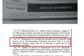 Y, tras las intimaciones impositivas, llegaron nuevas designaciones en ATER