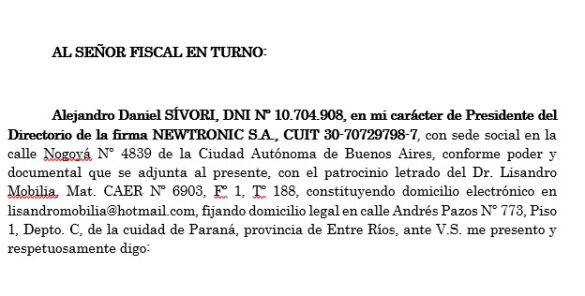 Fuerte demanda penal y civil de 00 millones contra el IAFAS y los empresarios Banfi por vaciamiento patrimonial que terminarán pagando todos los entrerrianos