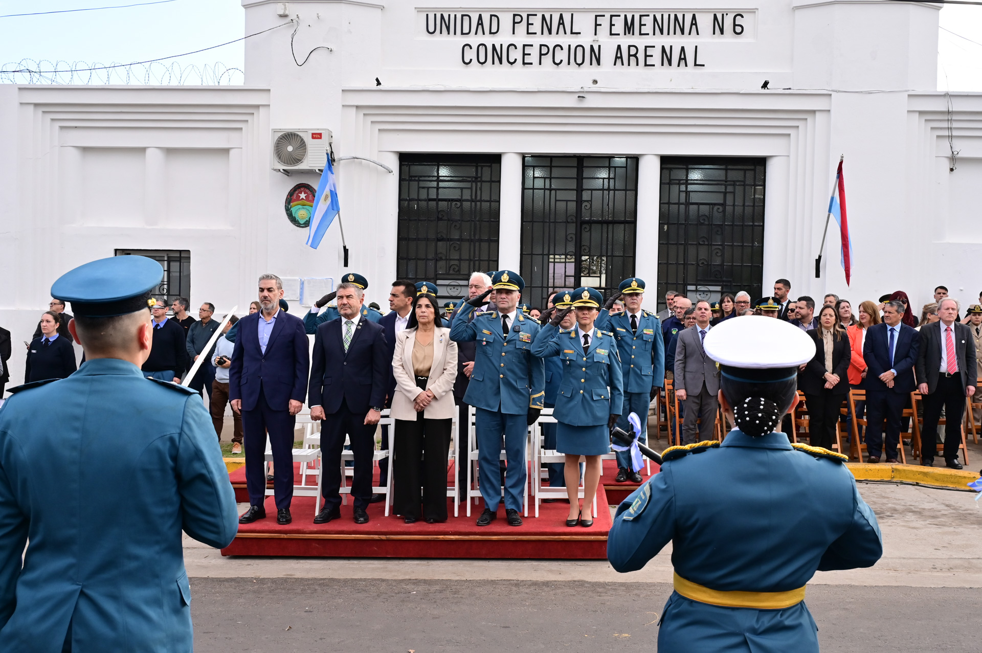 Aluani y Roncaglia encabezaron el centenario de la Unidad Penal N° 6 y entregaron equipamiento y vehículos al Servicio Penitenciario