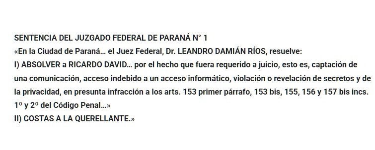 Fallo favorable para Ricardo David: la Justicia Federal le dio la razón al director de este medio ante la causa iniciada por la FEDEM